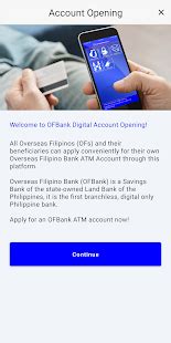 OFBank Mobile Banking App .